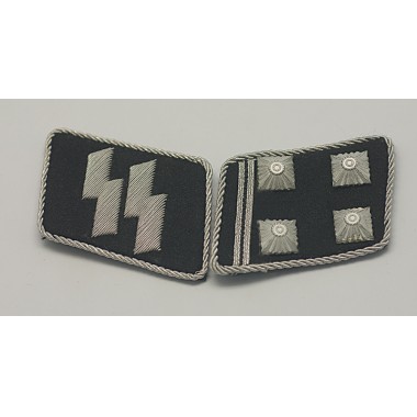 SS Lt-Col.(SS Obersturmbannfuhrer) Collar Tabs