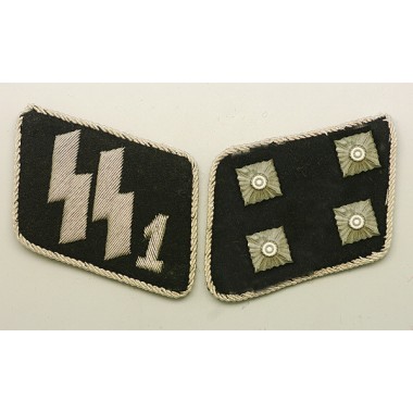 SSVT Major(SS-Sturmbannfuhrer) Collar Tabs