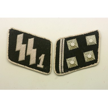 SSVT Lt-Col.(SS Obersturmbannfuhrer) Collar Tabs