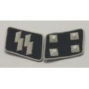 SS Major(SS-Sturmbannfuhrer) Collar Tabs