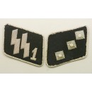 SSVT 2nd Lieutenant (SS-Unterstrumfuhrer) Collar Tabs