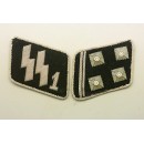 SSVT Lt-Col.(SS Obersturmbannfuhrer) Collar Tabs