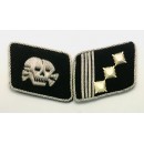 SS Skull Captain(SS-Hauptstrumfuhrer) Collar Tabs