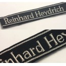11th Reinhard Heydrich Gebirgsjäger Regiment Officer Cuff Title