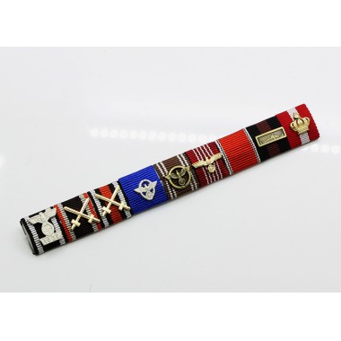 Chief of The Criminal Police Arthur Nebe's Ribbon Bar