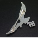 Luftwaffe Metal Breast Eagle in Sliver