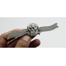 SS Evening Dress Metal Skull Breast Badge