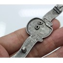 SS Evening Dress Metal Skull Breast Badge