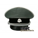 WW2 German Waffen SS Officer Visor Cap