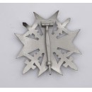 Spanish Cross with Swords in Silver