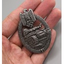 Panzer Assault Badge in Antique Silver(MM:AS ) 