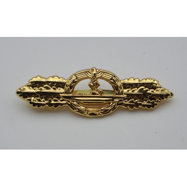 High Quality U-boat Front Clasp in Gold reproduction for sale