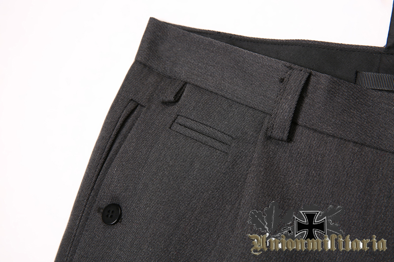 High Quality WW2 German Officer Stone Gray Trousers reproduction for sale