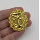 Imperial German Naval Wound Badge in Gold