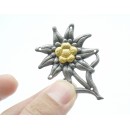 M43 Cap Badge Edelweiss (EM/NCO) 