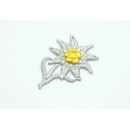 M43 Cap Badge Edelweiss (Officer) 