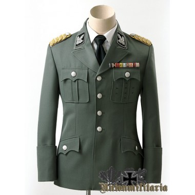 Heydrich Field Gray Tunic with Insignias 