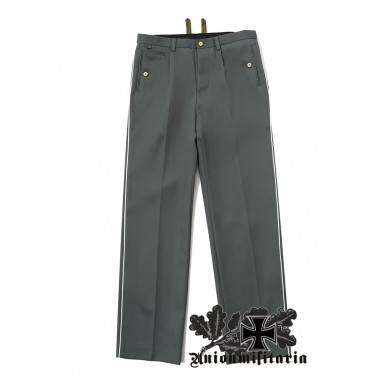 WW2 German Gray Trousers with Piping