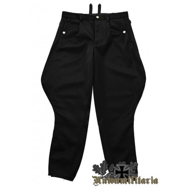 High Quality WW2 German SS Officer M32 Black Breeches reproduction for sale