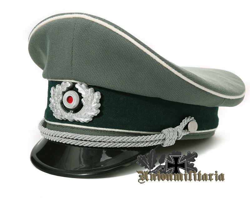 High Quality Ww2 German Heer Officer Visor Cap Reproduction For Sale