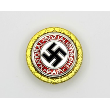 Golden Party Badge