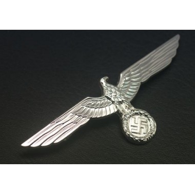 Heer Metal Breast Eagle in Silver
