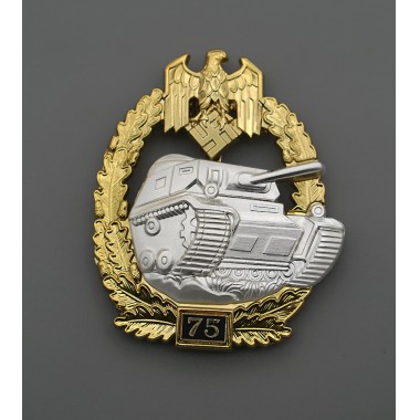 Panzer Assault Badge 75 Engagements