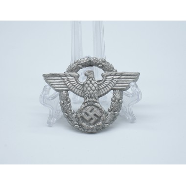 WW2 German Police Officer Cap Badge