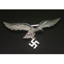 Luftwaffe Metal Breast Eagle in Sliver