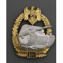 Panzer Assault Badge 100 Engagements