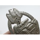 Panzer Assault Badge in Silver（Nickel Silver）