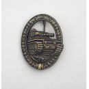 1957 Panzer Assault Badge in Bronze