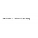WW2 German SS M32 Trousers Red Piping