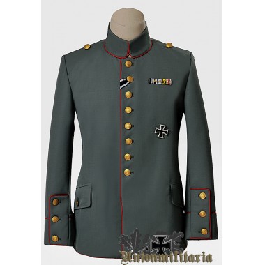 M1910 Prussian Infantry Officer Field Gray Tunic with Captain Shoulder Boards