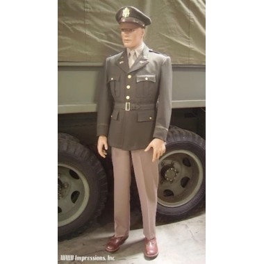 WW2 US Army A Class Uniform Replica(Tunic in size L,trousers in size L)