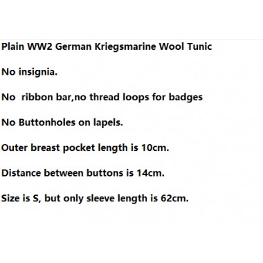 WW2 German Kriegsmarine Wool Tunic