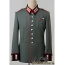 WW2 German Officer M35 Waffenrock Tunic with GD Cuff Title and GD Shoulder Boards
