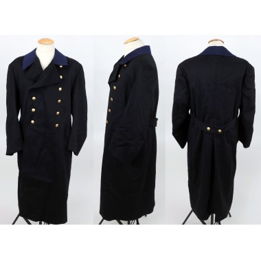 Black Wool Overcoat 