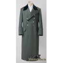 WW2 German Officer Field Gray Overcoat with sleeve eagle , SD sleeve diamond,SD officer collar tabs, ASS shoulder boards