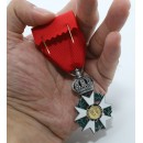 French Legion of Honour Officer Class with Crown in Antique Silver (1st Empire)
