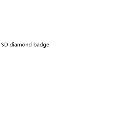 SD diamond badge