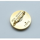 Nazi Party Badge in Gold-Large Version（Locking Pin）