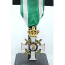 Knight's Cross of the Royal Saxon Order of Albrecht 1st Class  with Crown and Swords