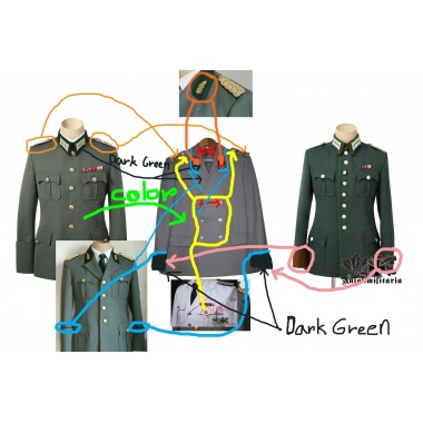 Custom ffield gray  gabardine tunic