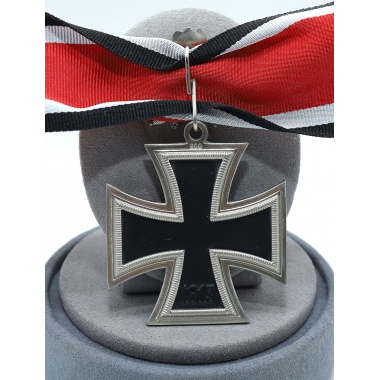 3-piece Knight's Cross with Oak Leaf and Swords (Nickel Silver)