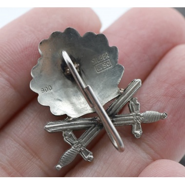 Oak Leaf and Swords (Nickel Silver)