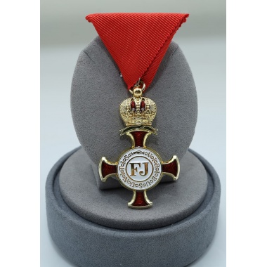 Golden Cross of Merit on the Red Ribbon with the Crown( Austria-Hungary)