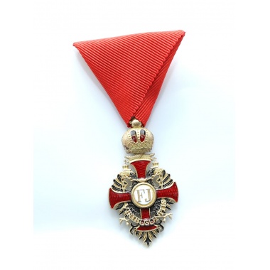 Knight's Cross of the Order of Franz Joseph on the Red Ribbon