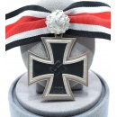 3-piece Knight's Cross with Oak Leaf (Nickel Silver)
